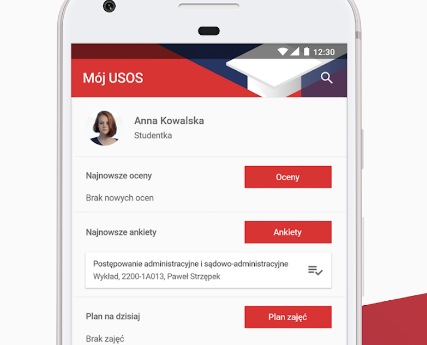 Aplikacja mobilna USOS dla Android